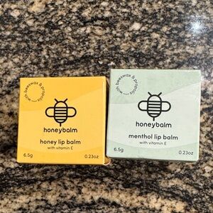 Honey & Menthol Lip Balm Set